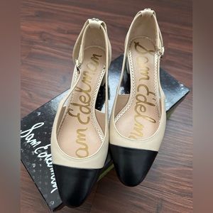 SAM EDELMAN LEAH CAP TOE PUMPS